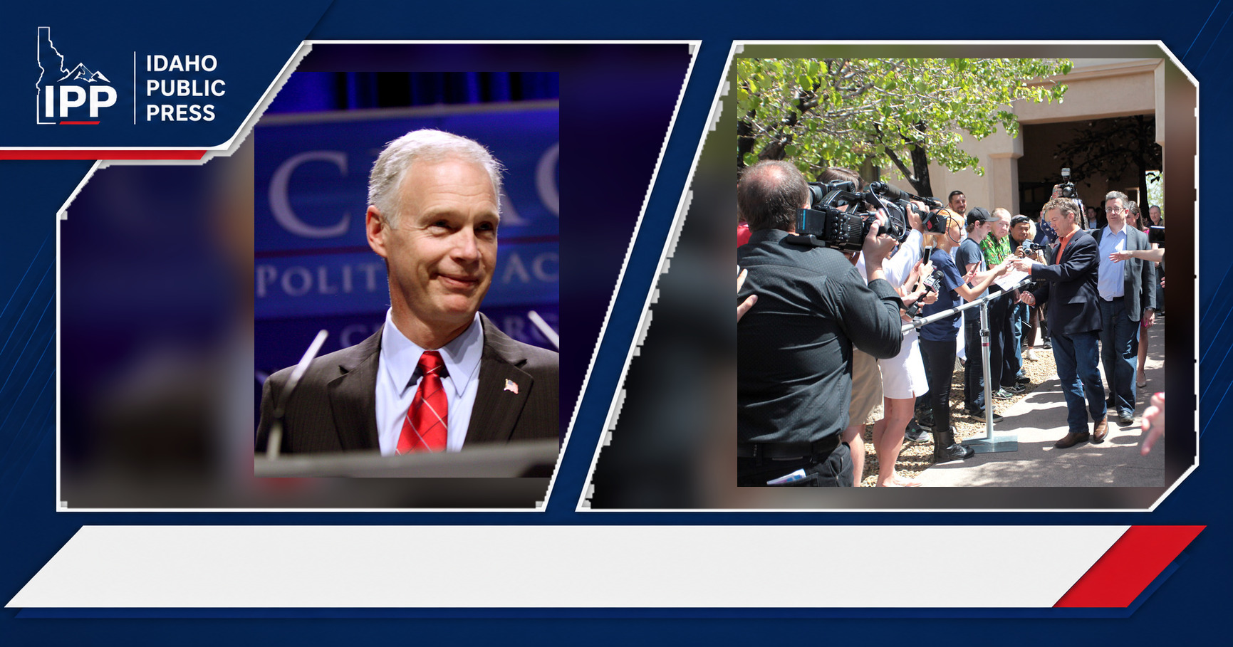 Ron Johnson and Rand Paul featured editorial graphic