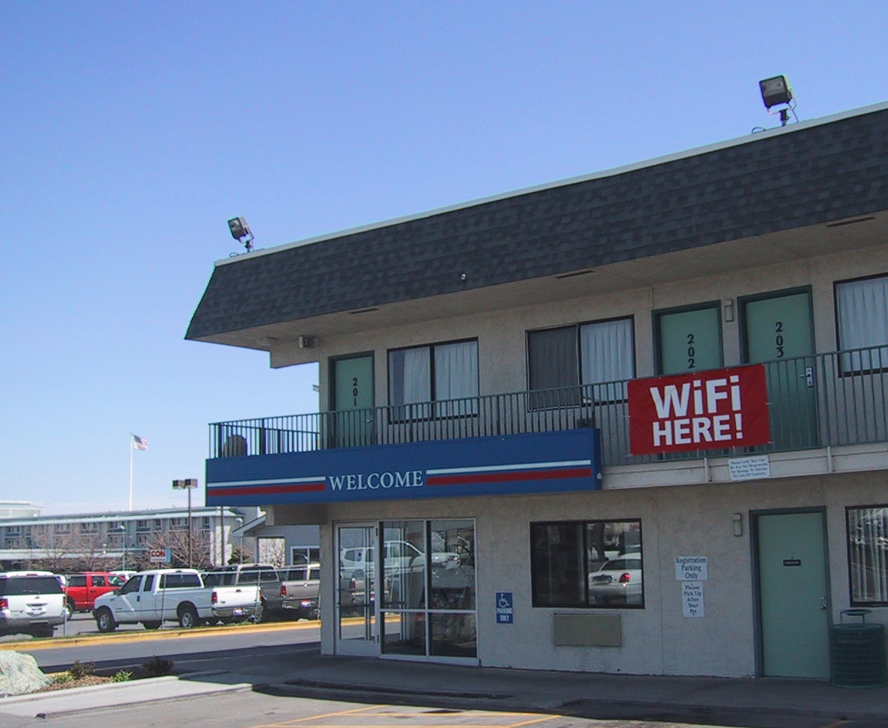 1472 Blue Lakes Boulevard North Motel 6 Outdoor Pool and Wi Fi panoramio
