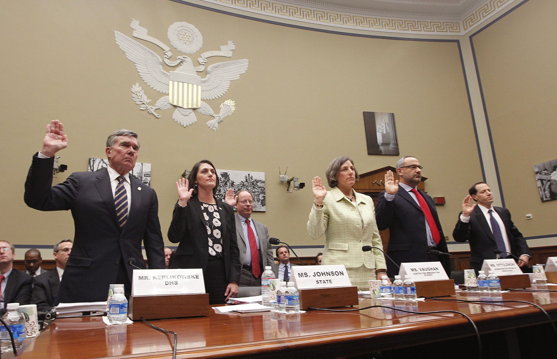 CBP Commisioner Kerlikowske testifies before the House Oversight and Government Reform Committee (24581396129)