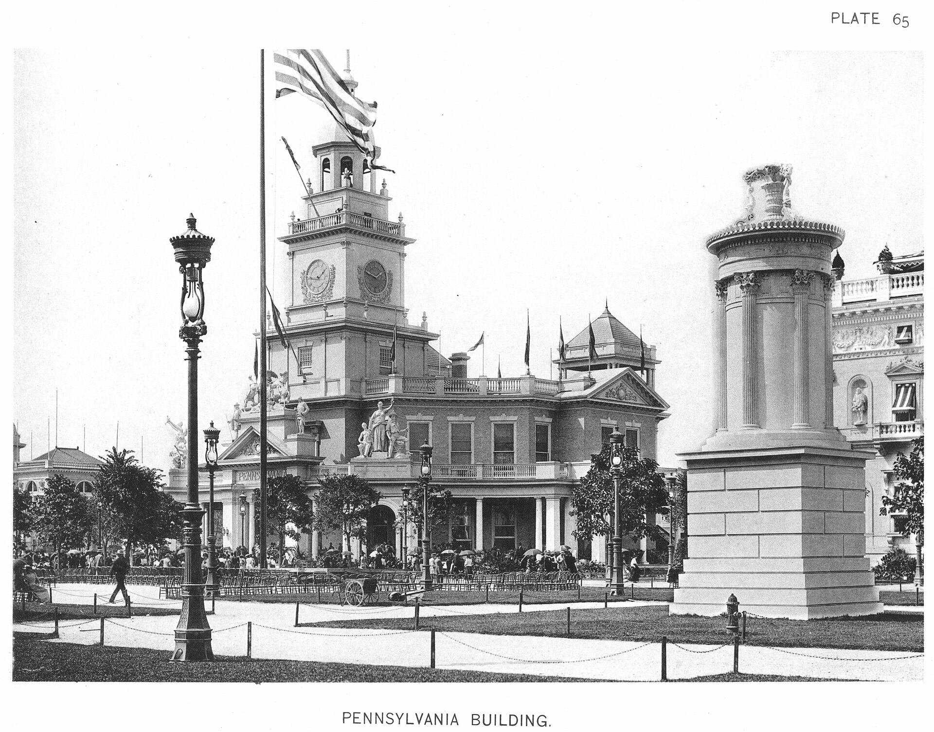 Pennsylvania Building — Official Views Of The World&amp;#39;s Columbian Exposition — 65