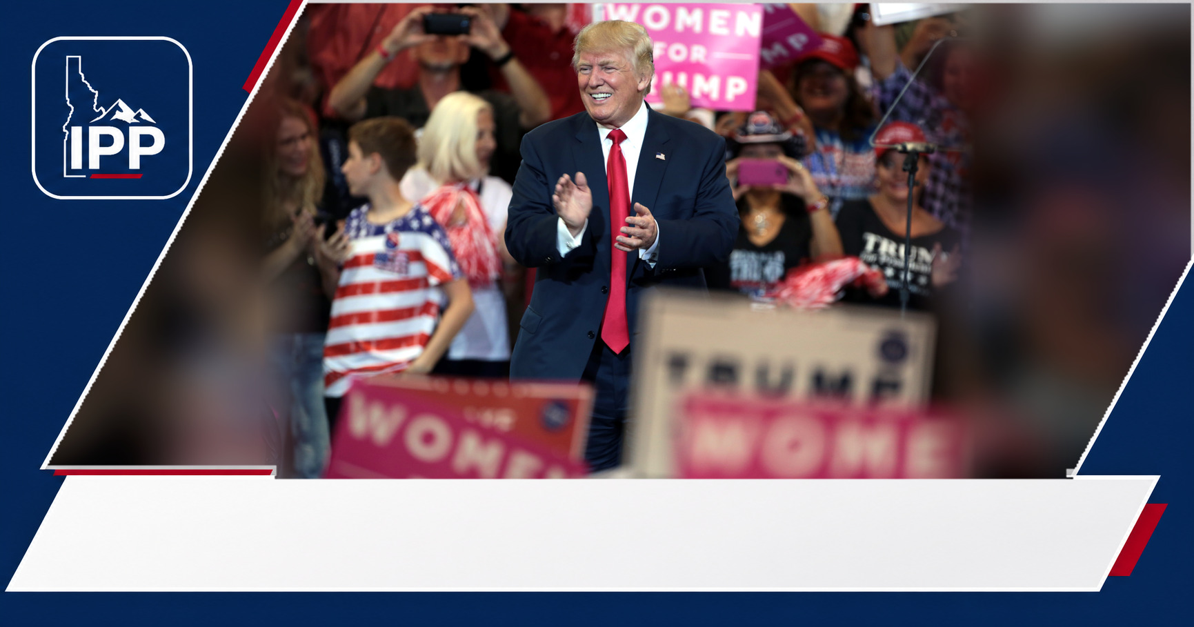 Donald Trump featured editorial graphic