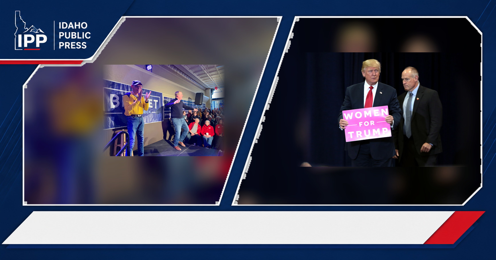 James Carville and Donald Trump featured editorial graphic