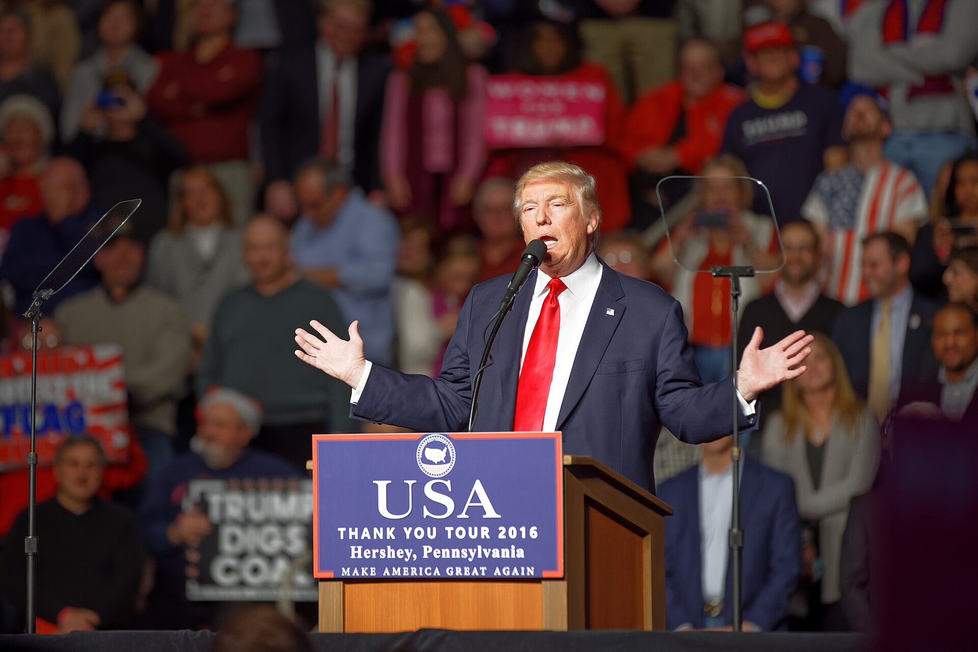 Donald Trump Victory Tour at Hershey PA on December 15th 2016 11