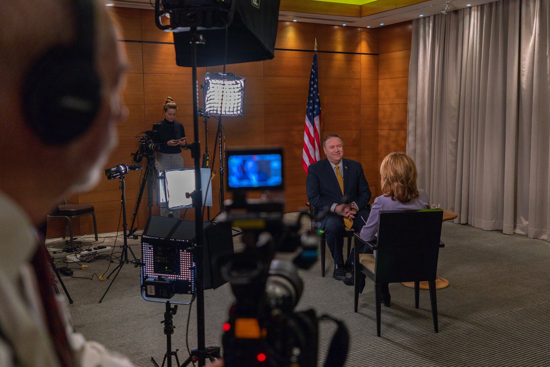 Secretary Pompeo Participates in an ABC News Interview (49470421916)