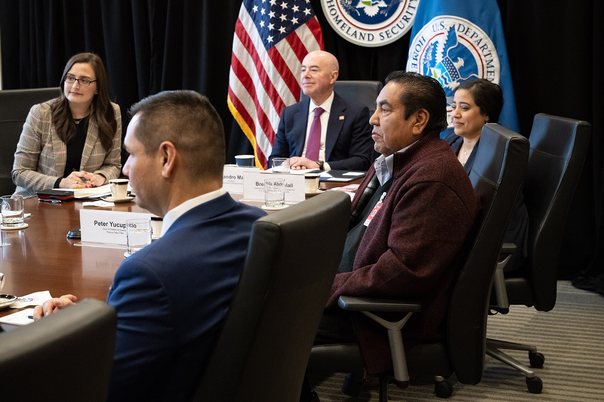 DHS Secretary Alejandro Mayorkas Meets with Tribal Homeland Security Advisory Council on January 10, 2024 2