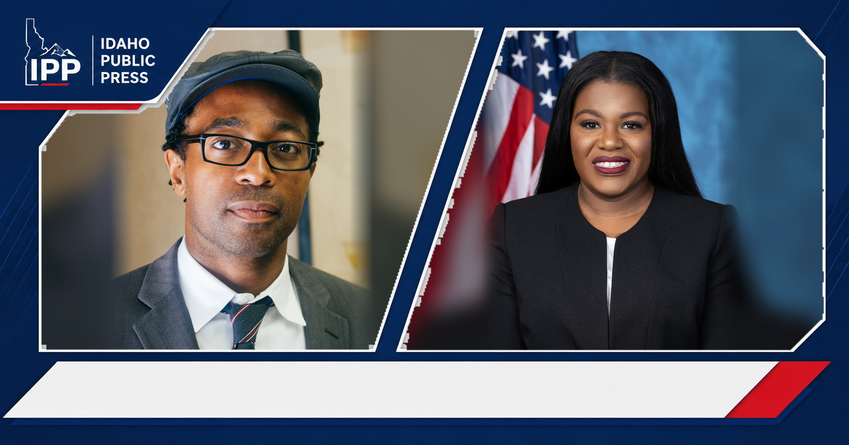Wesley Bell and Cori Bush featured editorial graphic