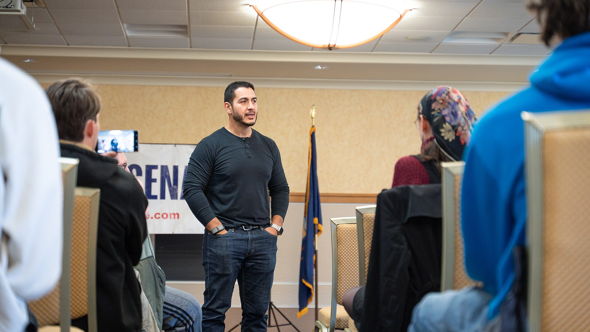 Abdul El Sayed meet and greet by Conlan Houston 3