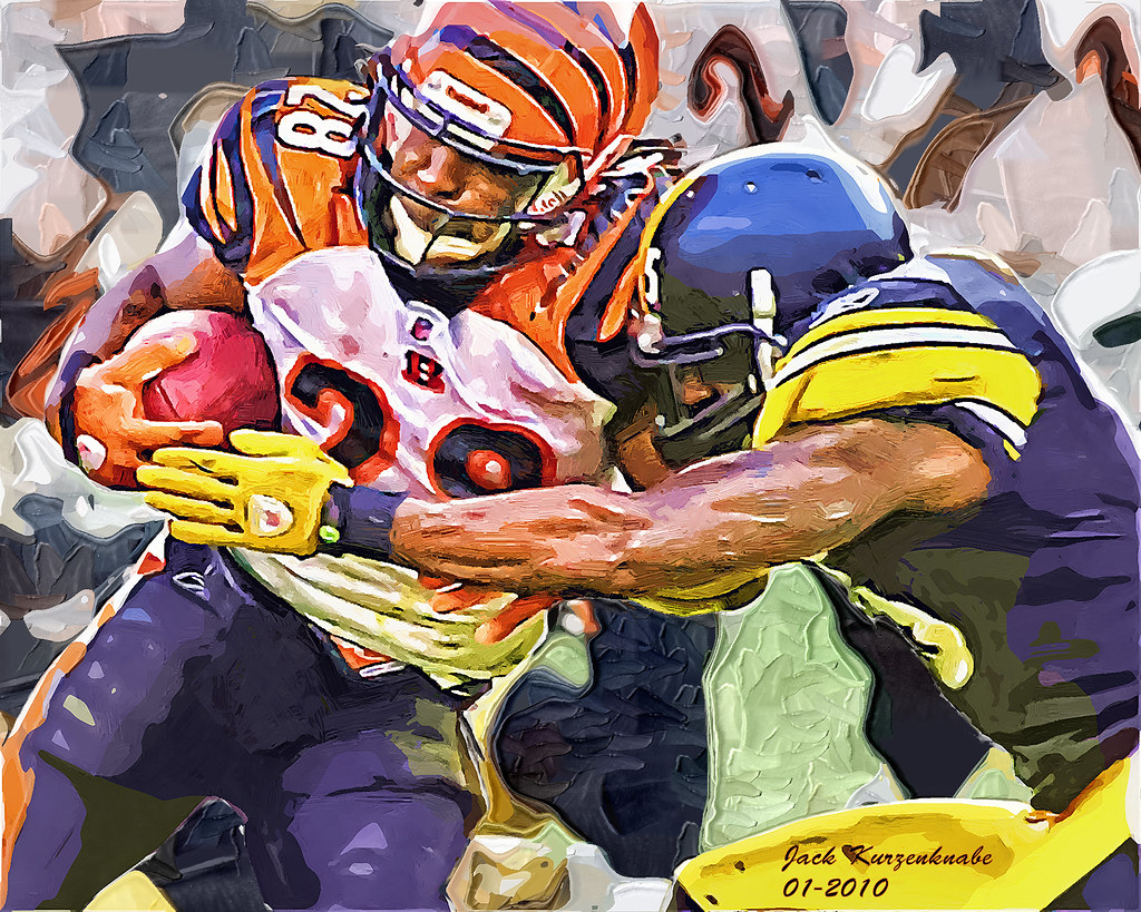 Cincinnati Bengals Bernard Scott 28 Pittsburgh Steelers Ryan Clark