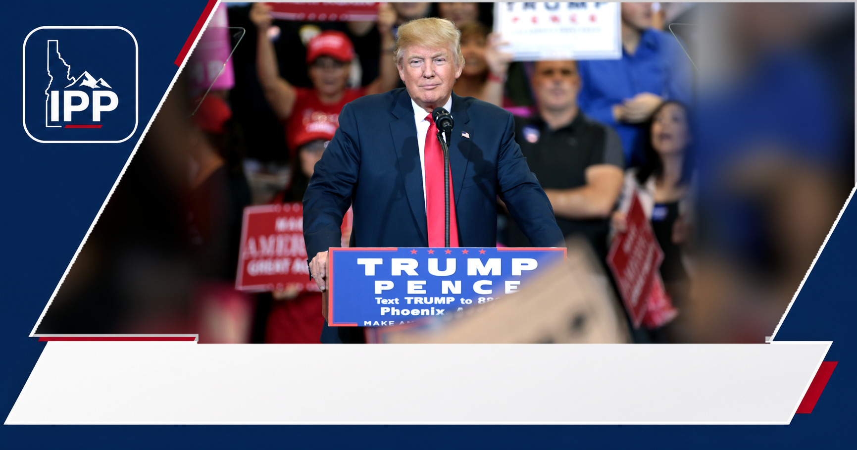 Donald Trump featured editorial graphic