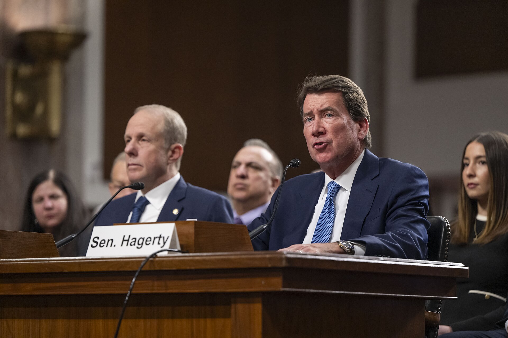 Nominee for Deputy Secretary of Defense Stephen Feinberg at the United States Senate Armed Services Committee hearing in Washington, D.C., February 25, 2025 7