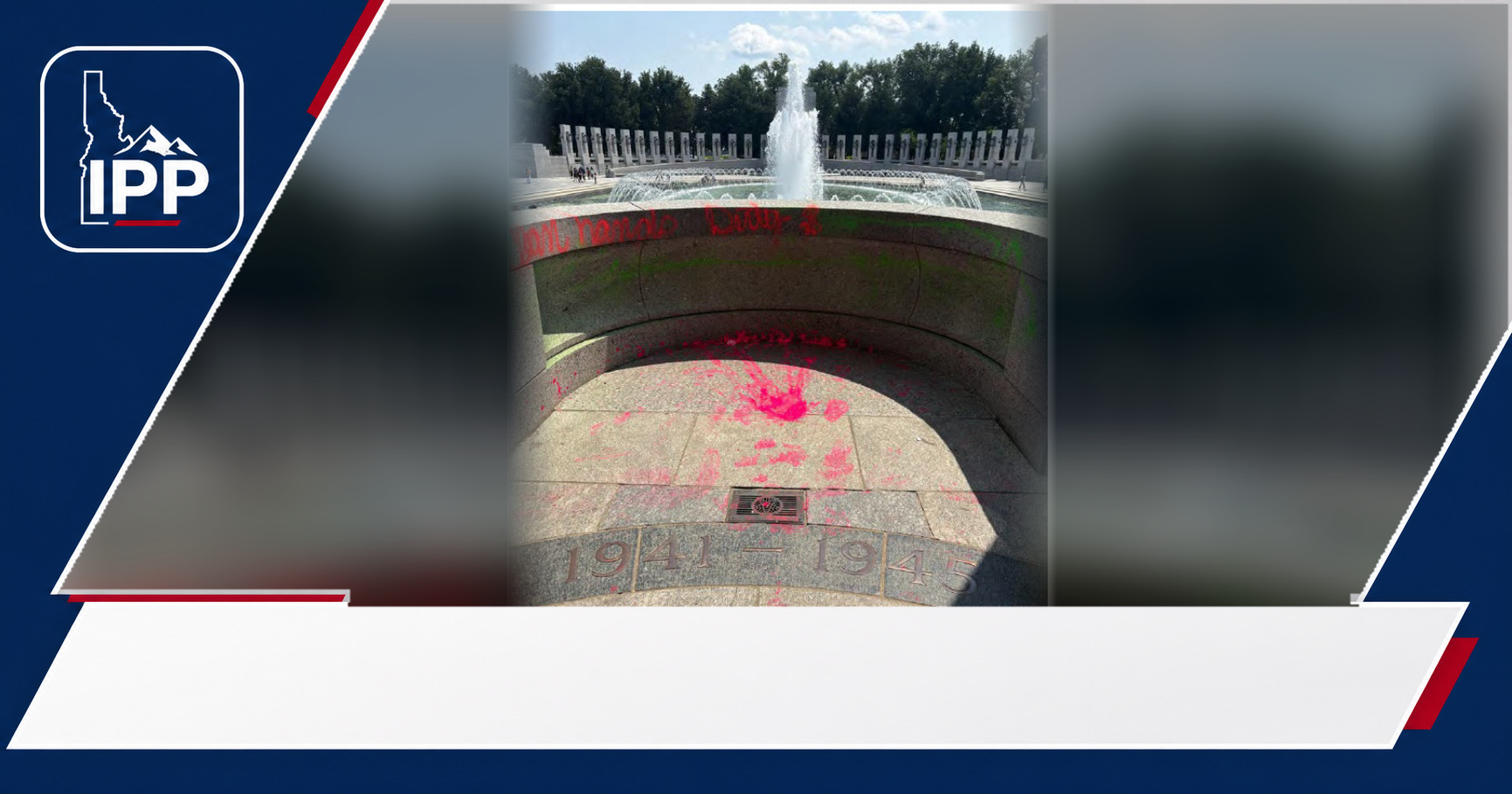 Melissa L. Farris arrested in World War II Memorial vandalism case featured editorial graphic