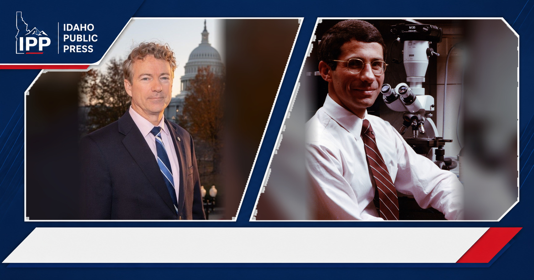 Rand Paul and Anthony Fauci featured editorial graphic