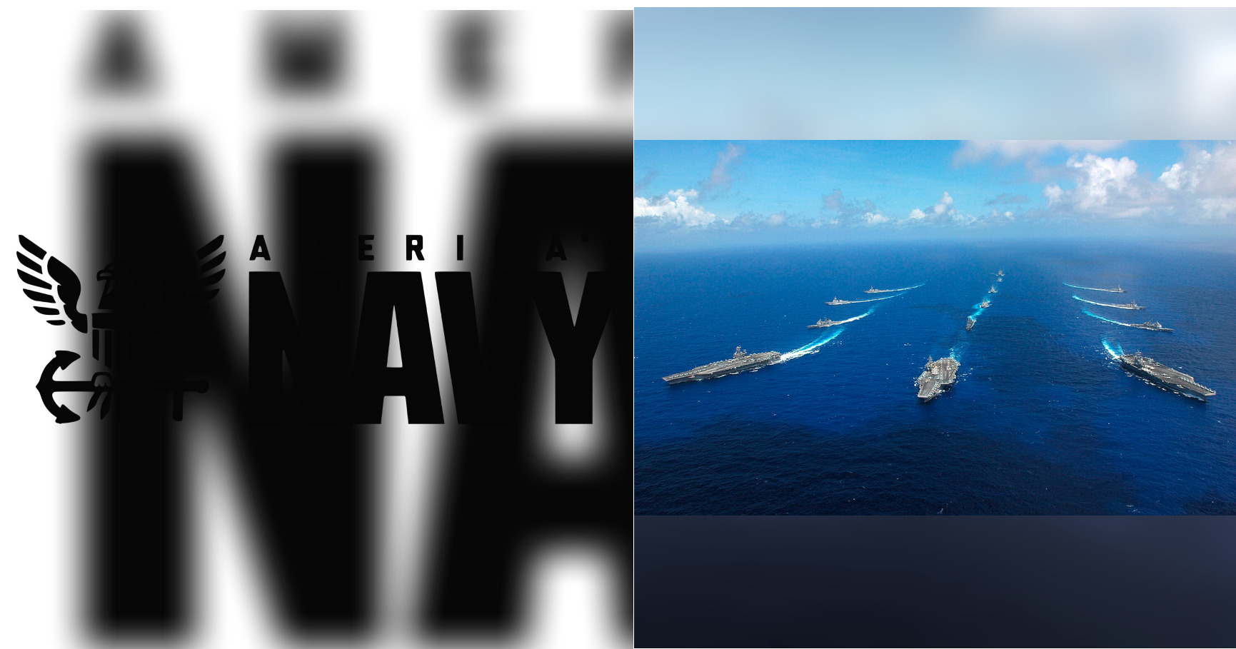 U.S. Navy and Abraham Lincoln Carrier Strike Group featured editorial graphic