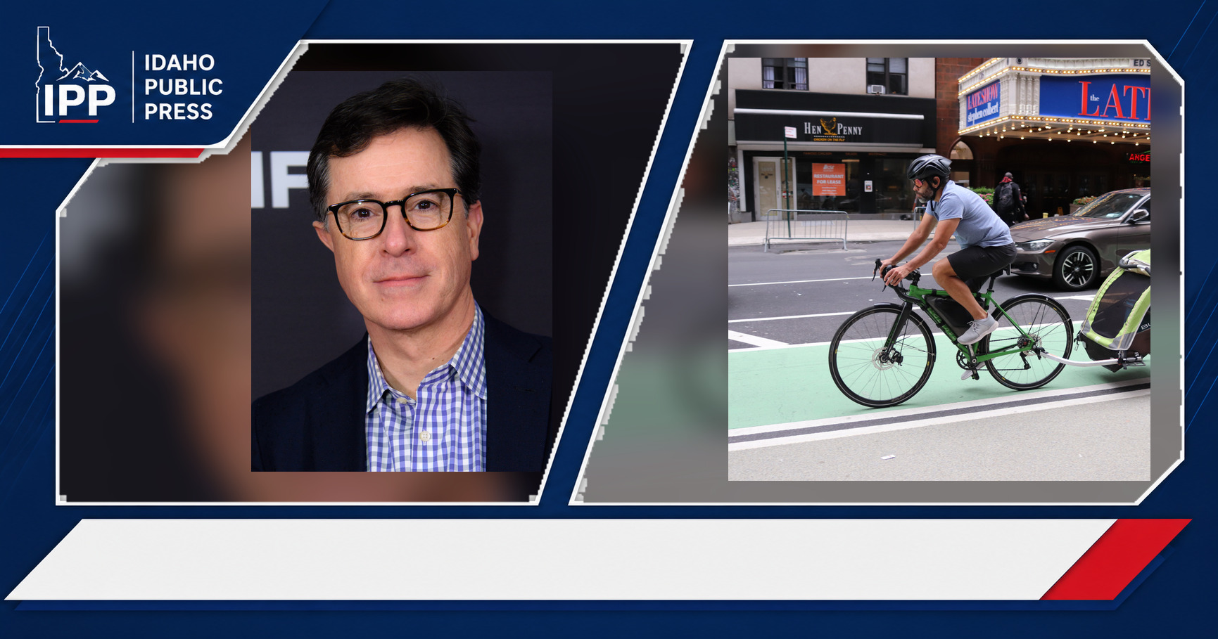 Stephen Colbert and The Late Show with Stephen Colbert featured editorial graphic