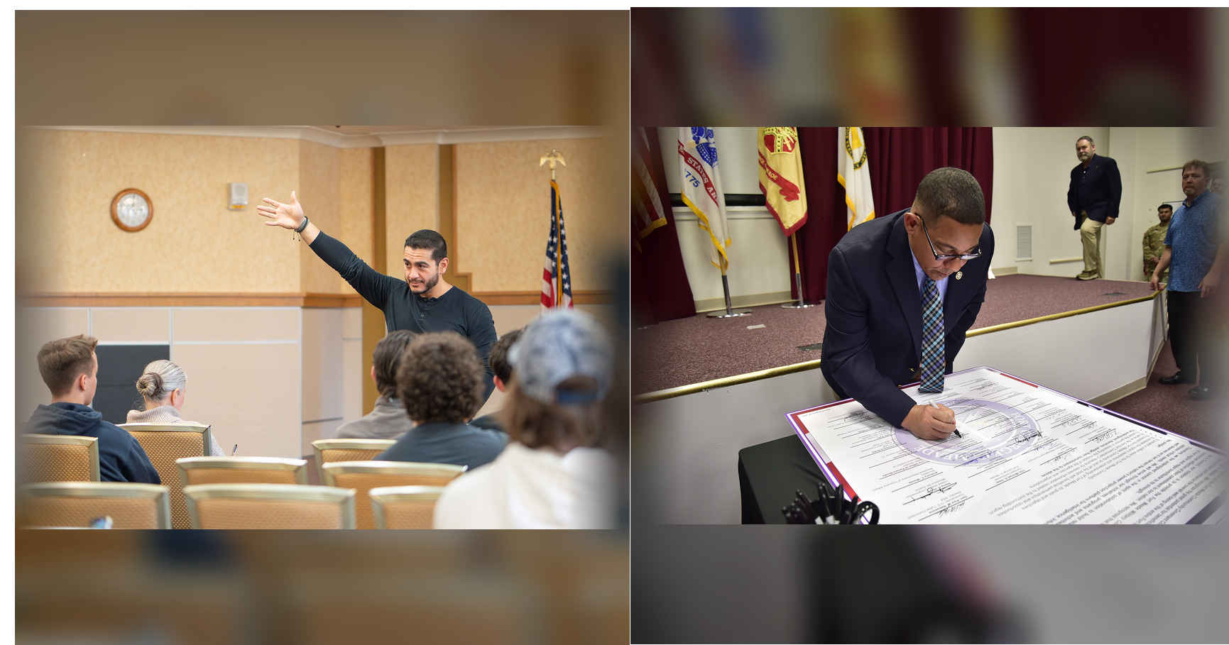 Abdul El-Sayed and Mike Rogers featured editorial graphic