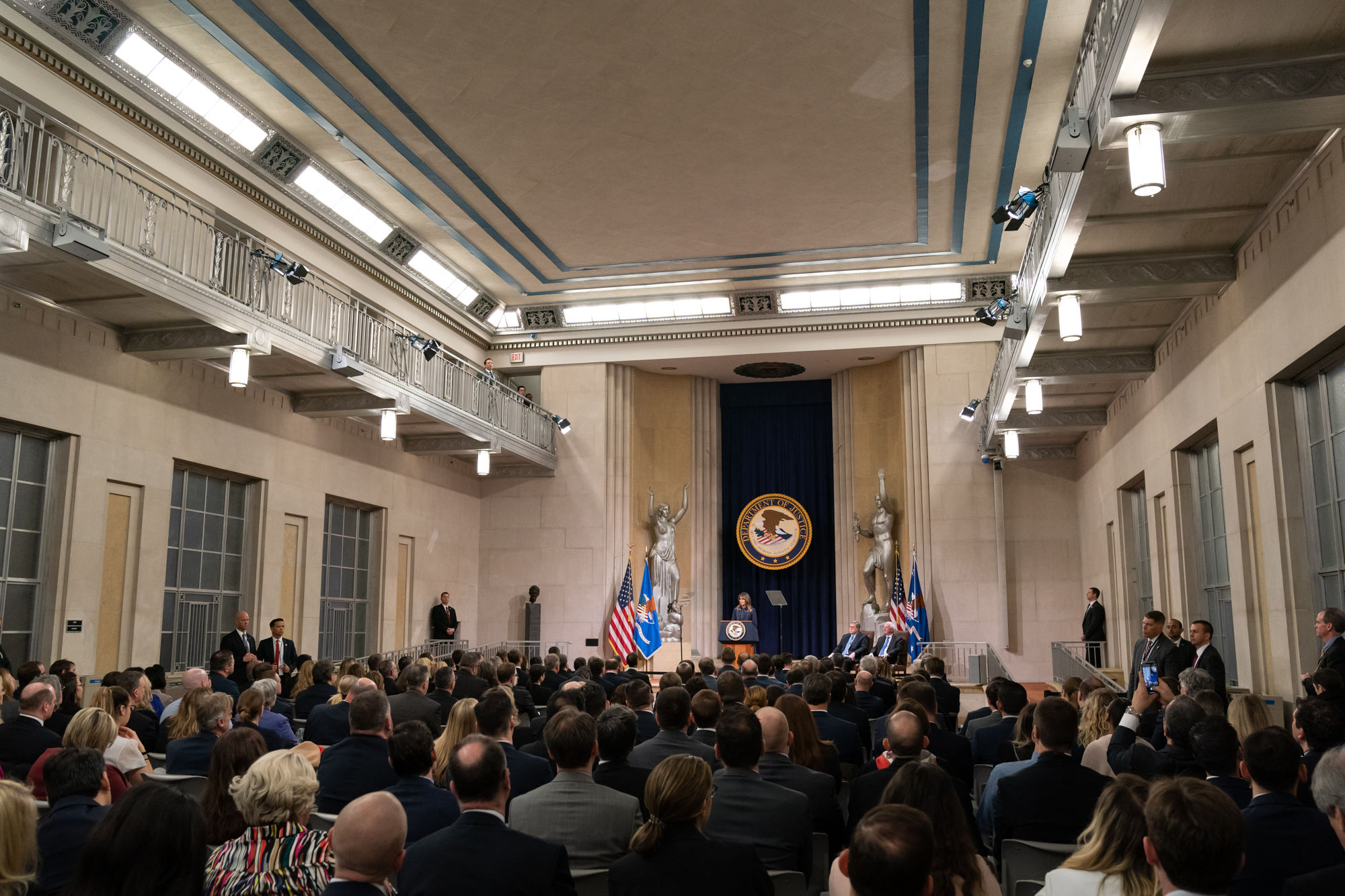 First Lady Melania Trump at the U.S. Department of Justice National Opioid Summit