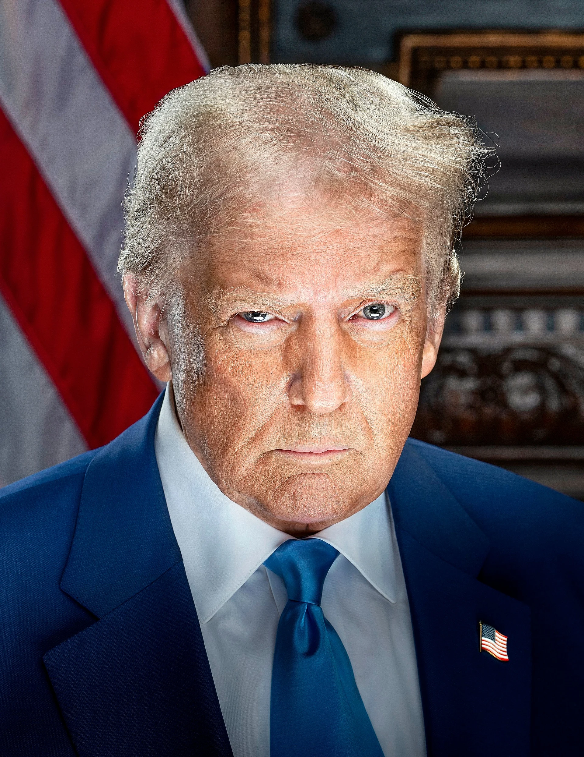 January 2025 Official Presidential Portrait of Donald J. Trump