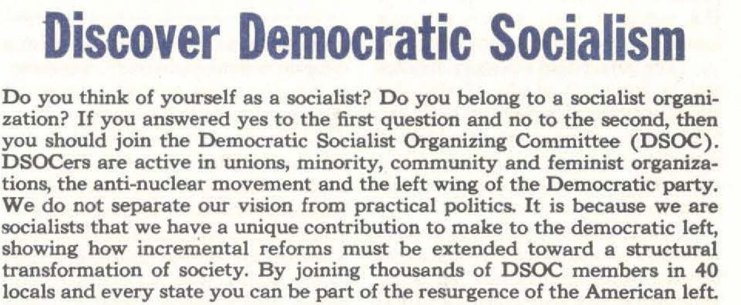 Discover Democratic Socialism