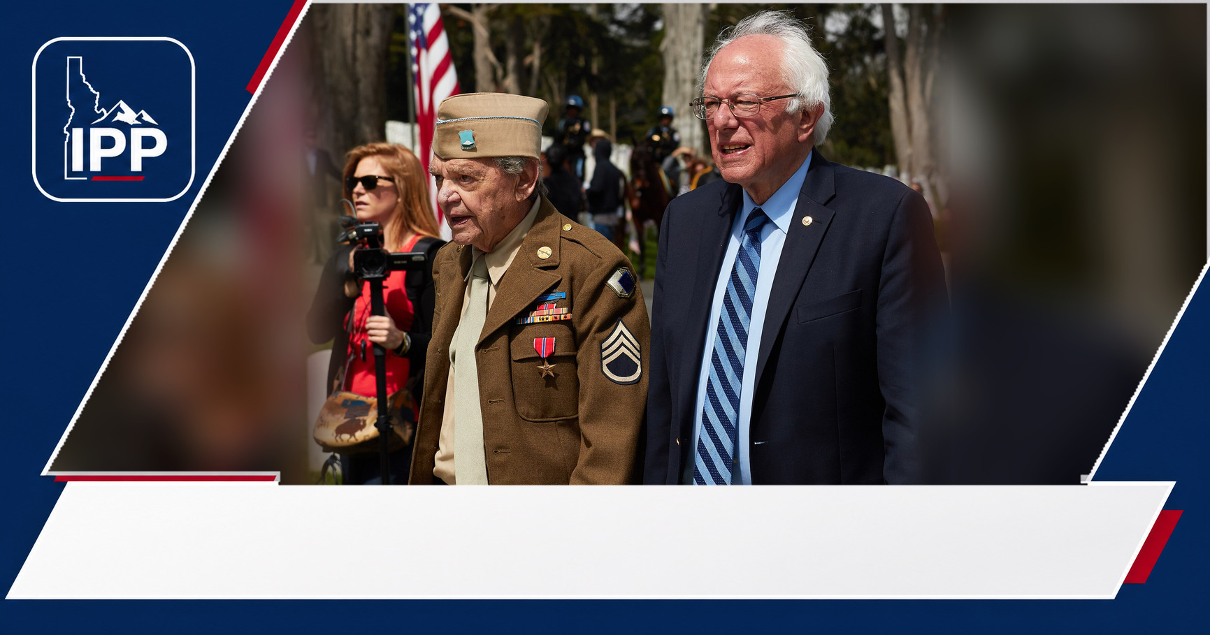 Bernie Sanders featured editorial graphic