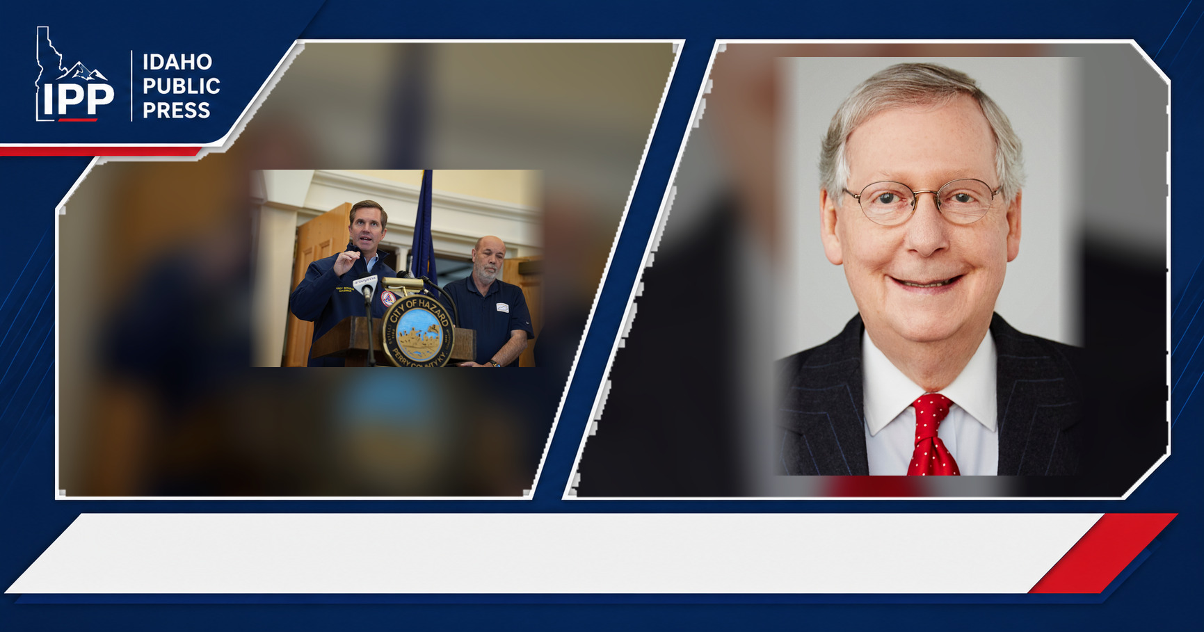 Andy Beshear and Mitch McConnell featured editorial graphic