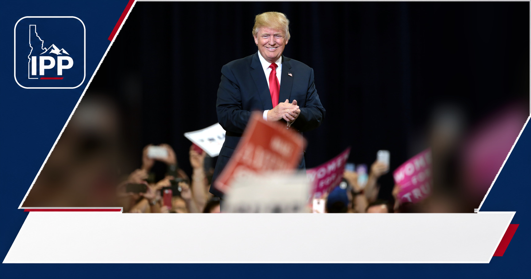 Donald Trump featured editorial graphic