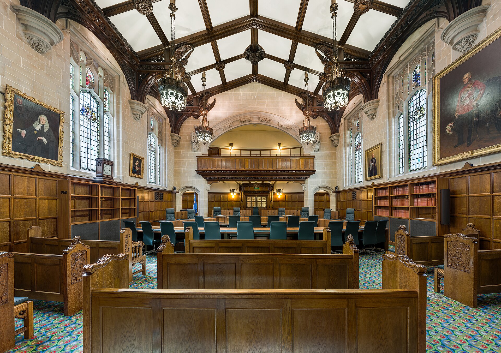 Supreme Court of the United Kingdom, Court 1 Interior, London, UK Diliff