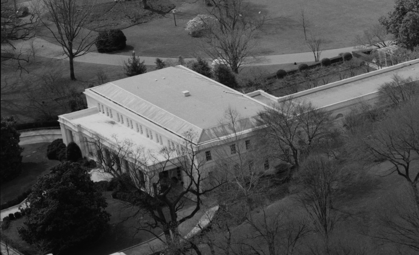 White House East Wing from the N E in 1992