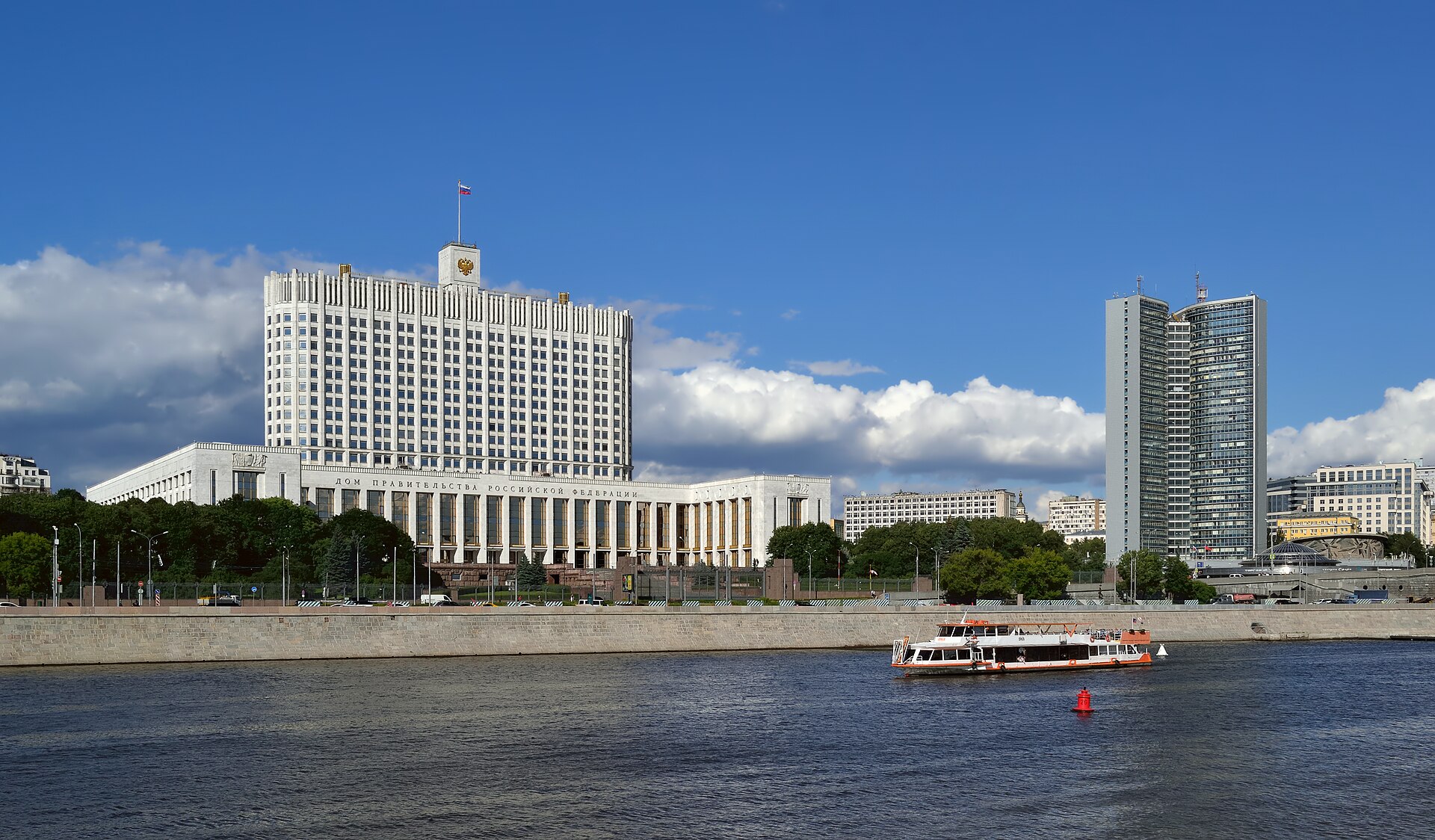 Russian White House and Comecon building