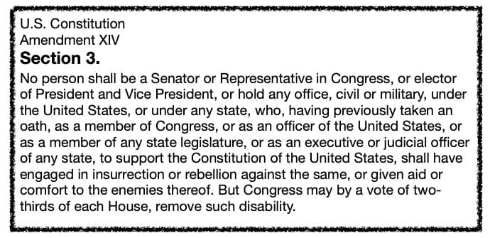 14th Amendment to the U.S. Constitution