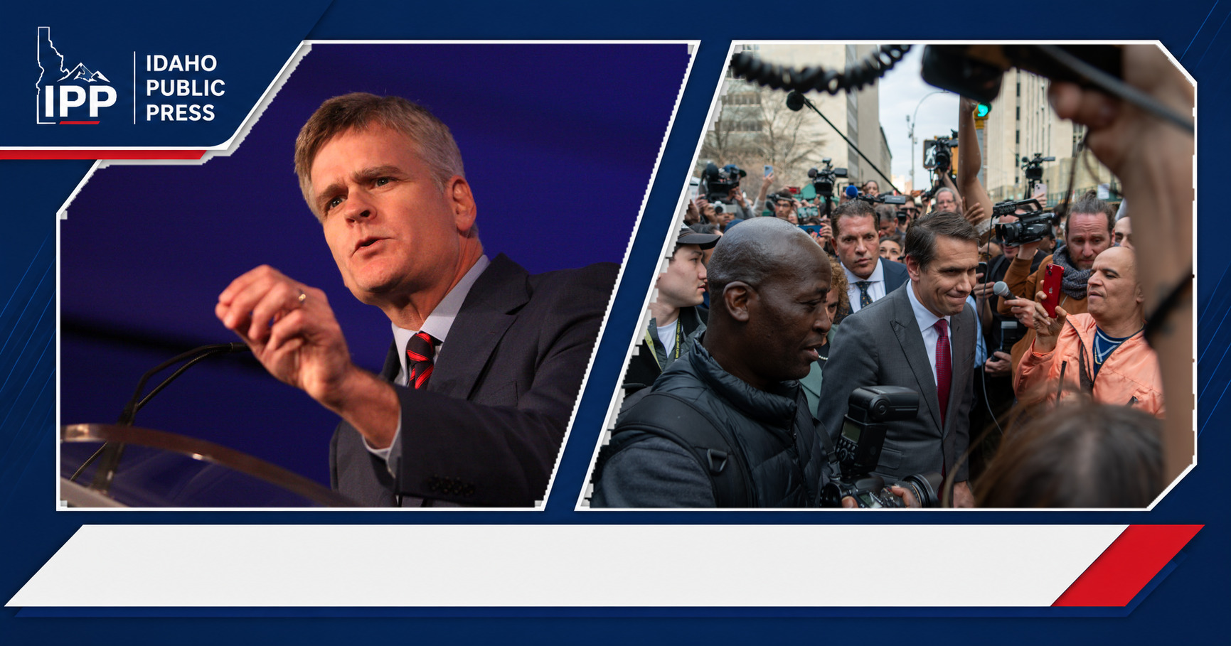 Bill Cassidy and Todd Blanche featured editorial graphic