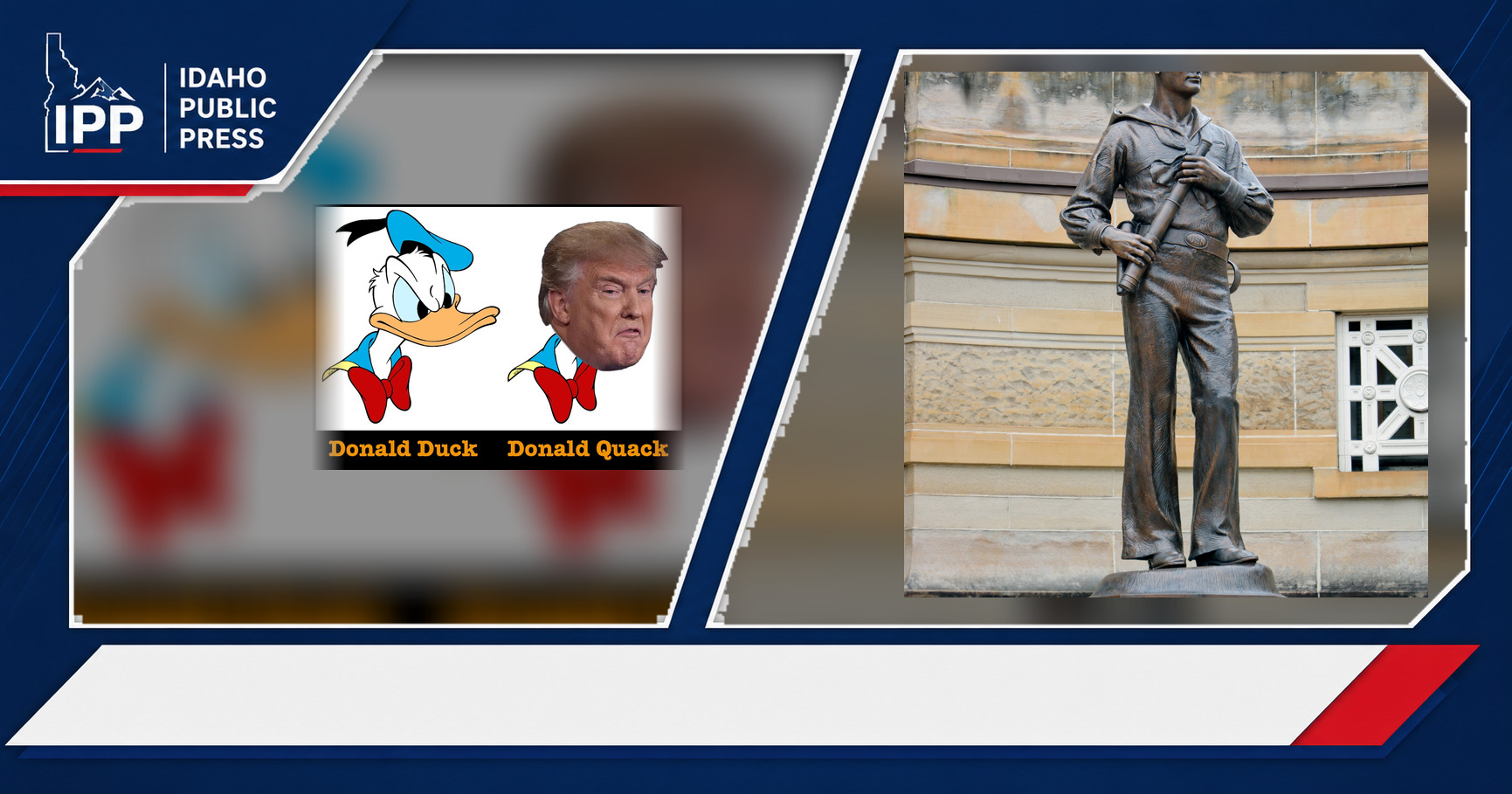 Donald Trump and U.S. Navy featured editorial graphic