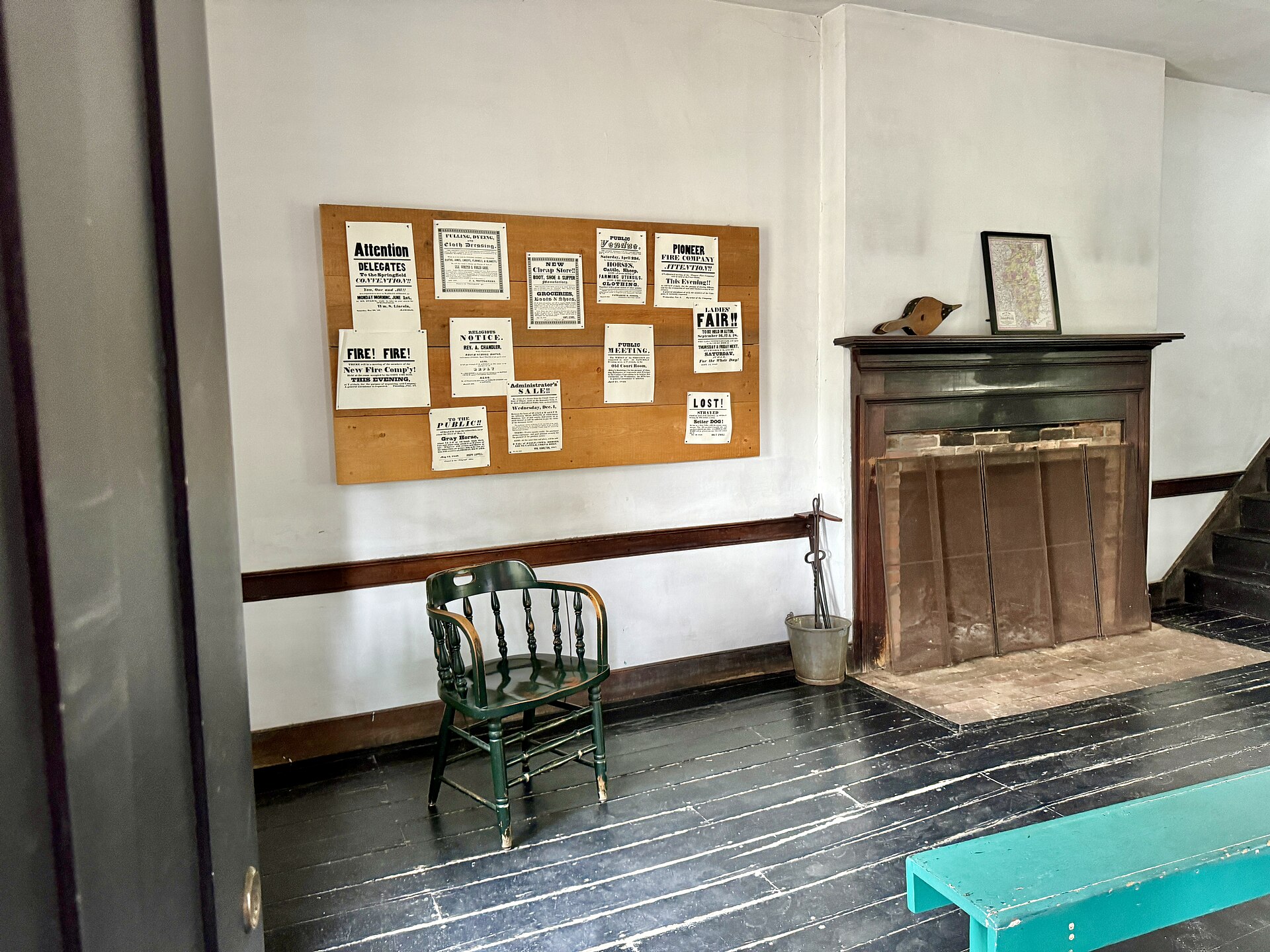 Courtroom, Old Logan County Courthouse, Greenfield Village, Oakwood Boulevard, Fairlane, Dearborn, MI