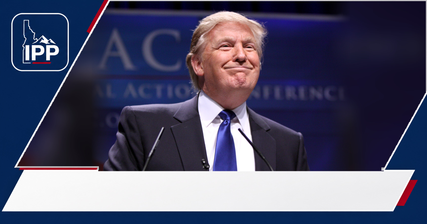 Donald Trump featured editorial graphic
