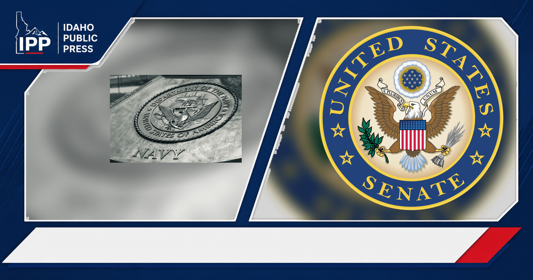 United States Navy and U.S. Senate featured editorial graphic