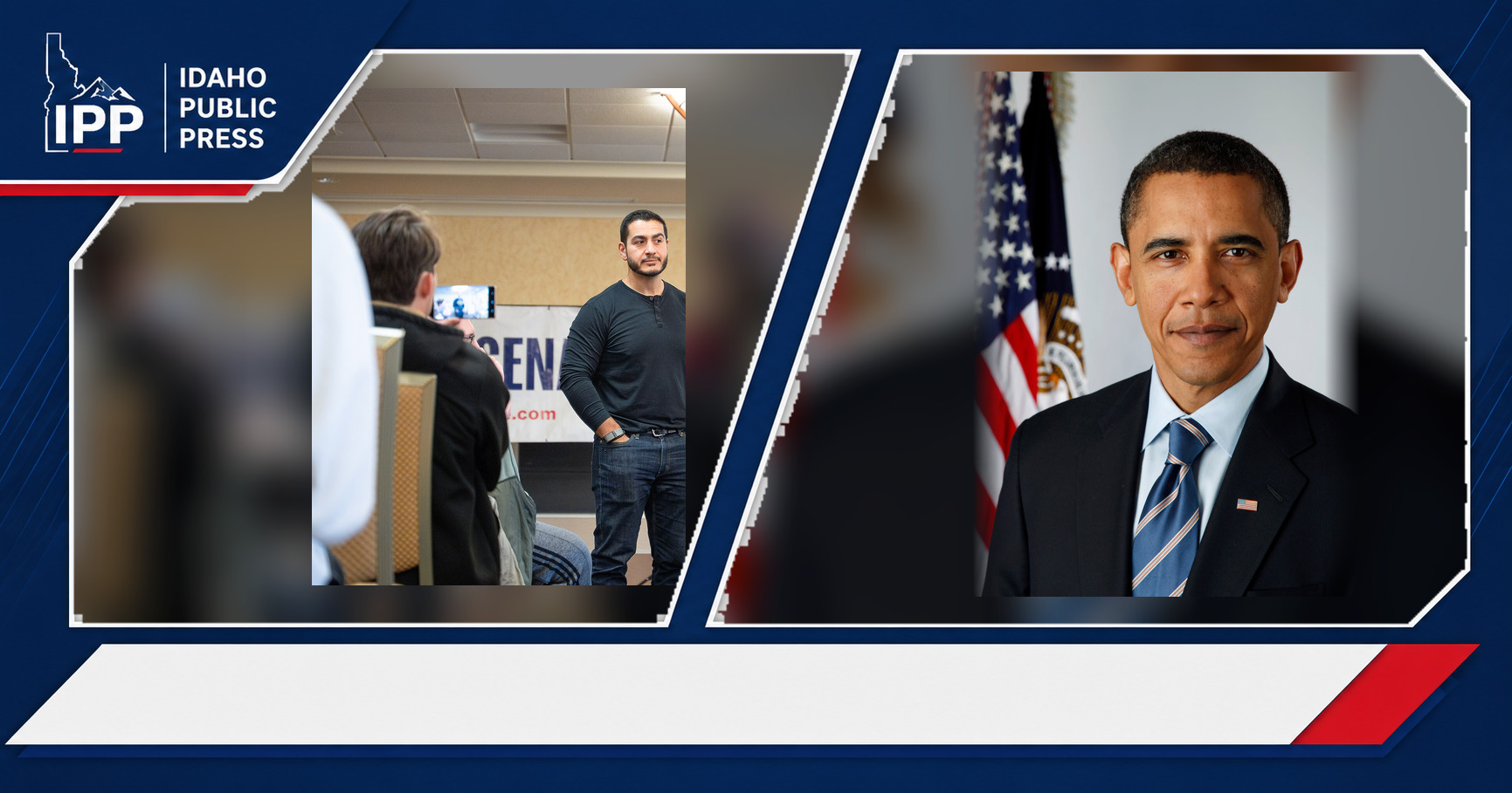 Abdul El-Sayed and Barack Obama featured editorial graphic