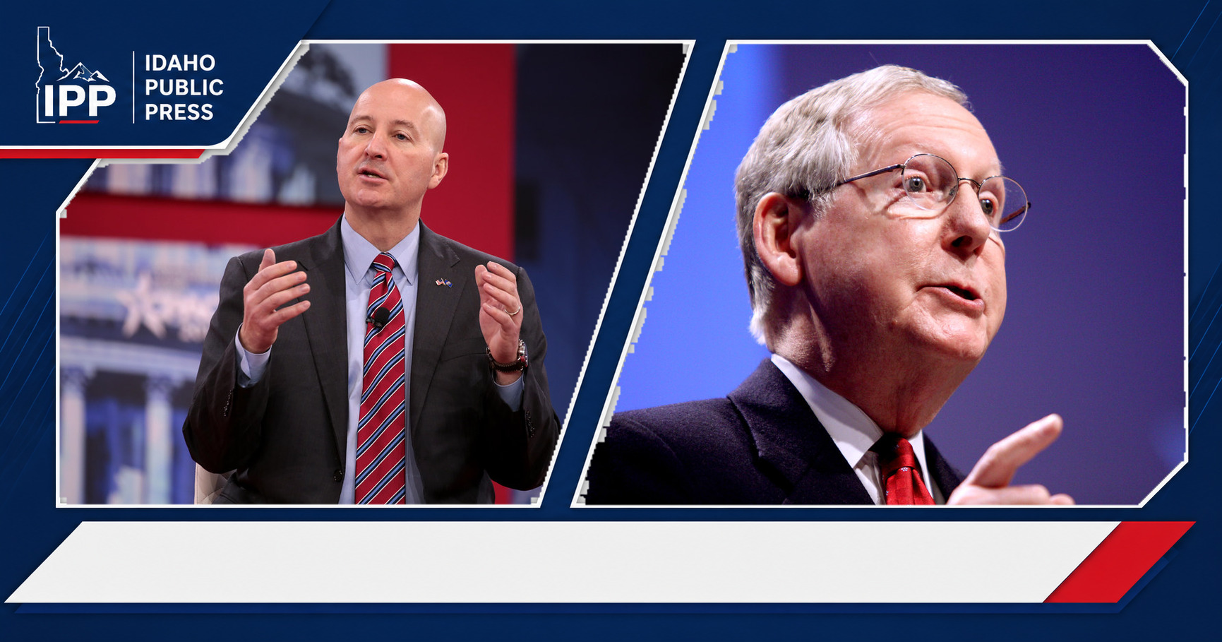 Pete Ricketts and Mitch McConnell featured editorial graphic