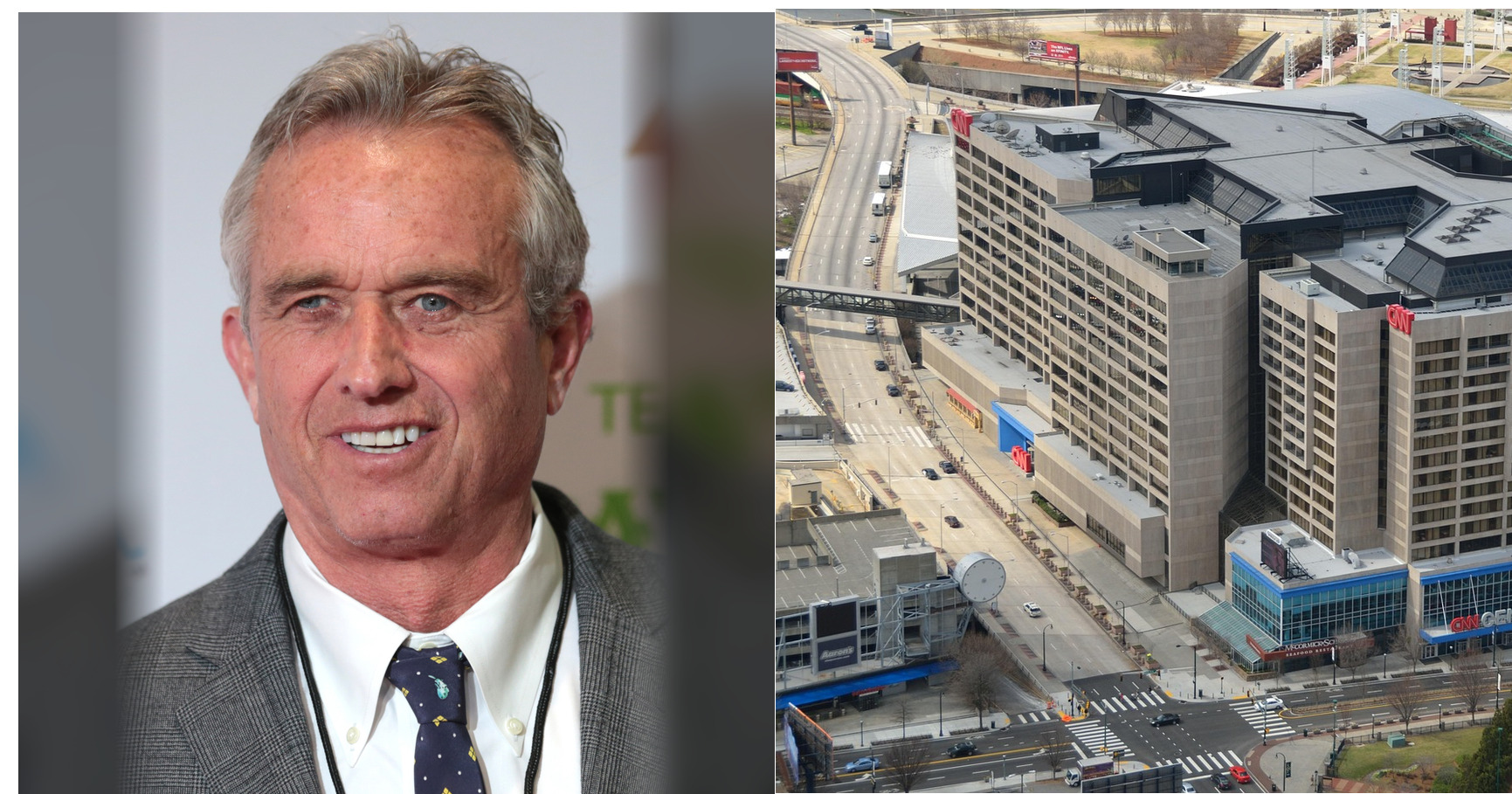 Robert F. Kennedy Jr. and CNN featured editorial graphic