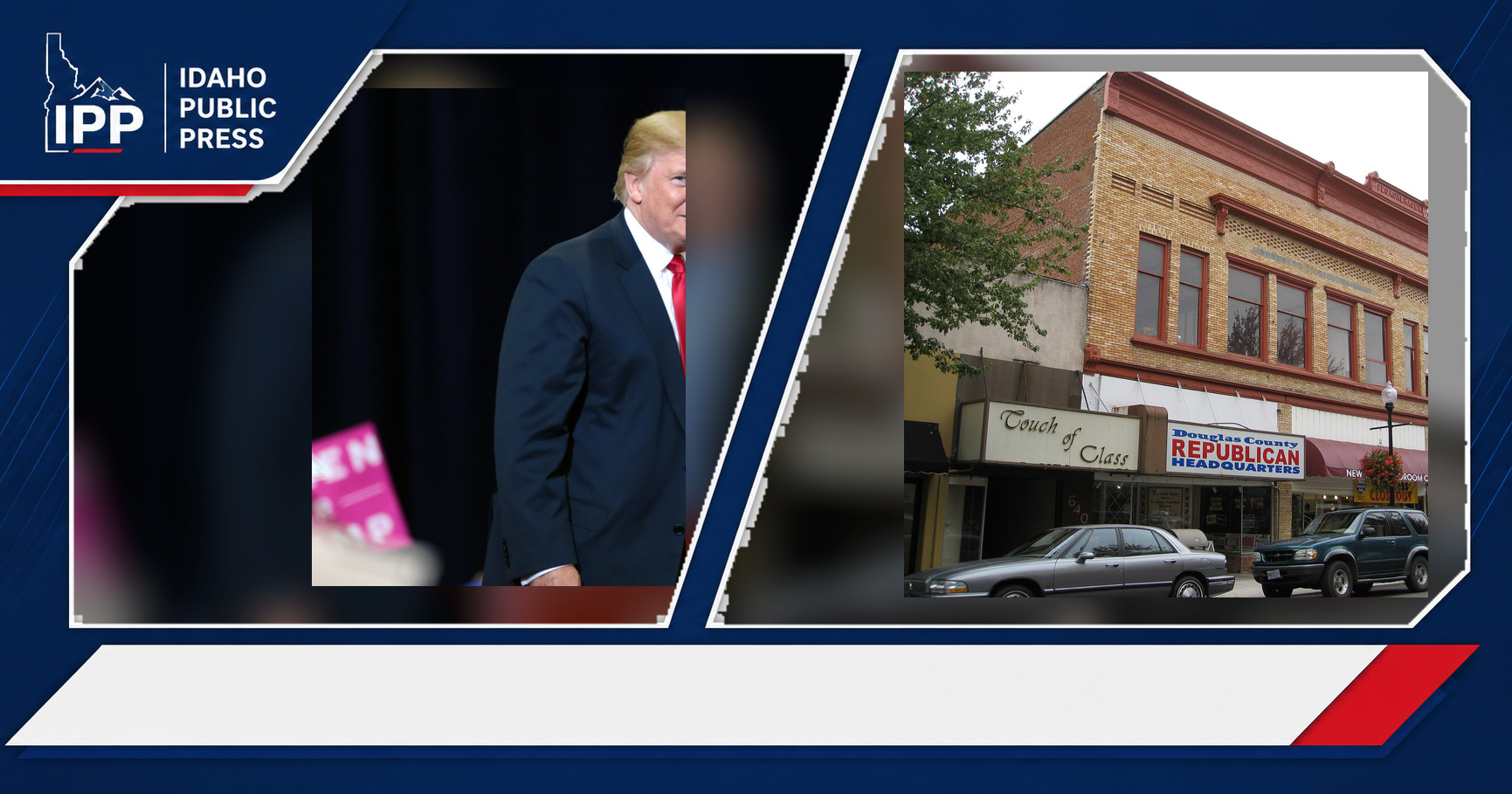 Donald Trump and Republican Party featured editorial graphic