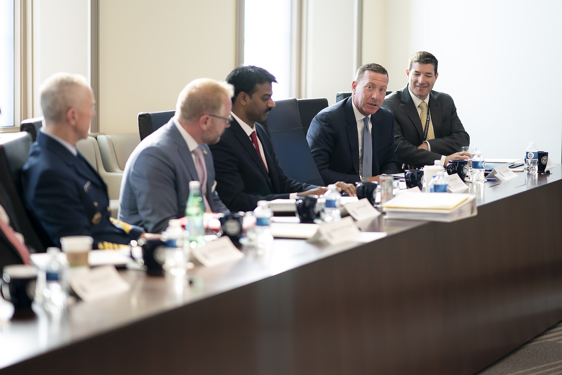 Department of Homeland Security (DHS) component meeting at DHS Headquarters in Washington, D.C., August 27, 2025 14