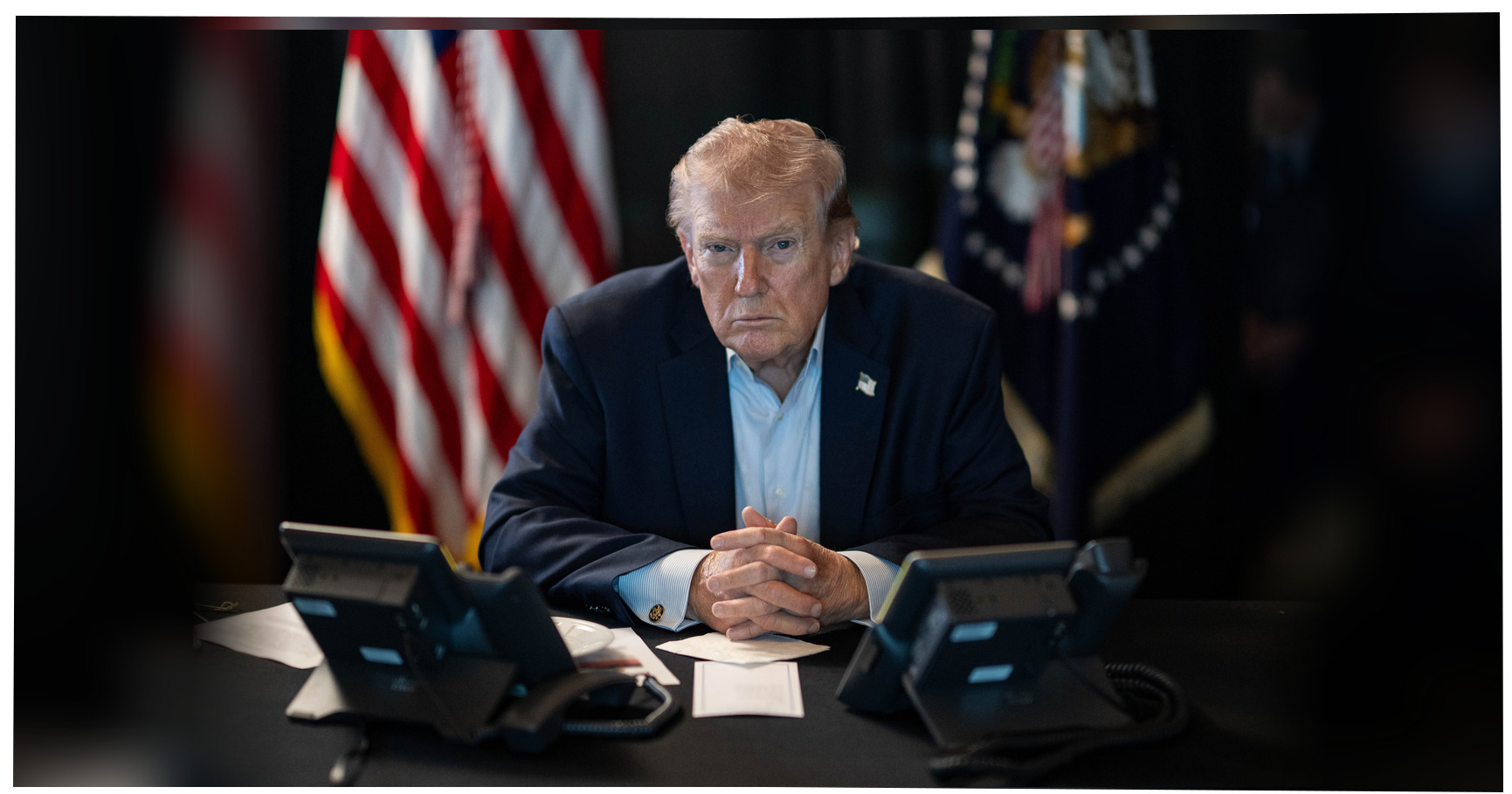 Donald Trump featured editorial graphic