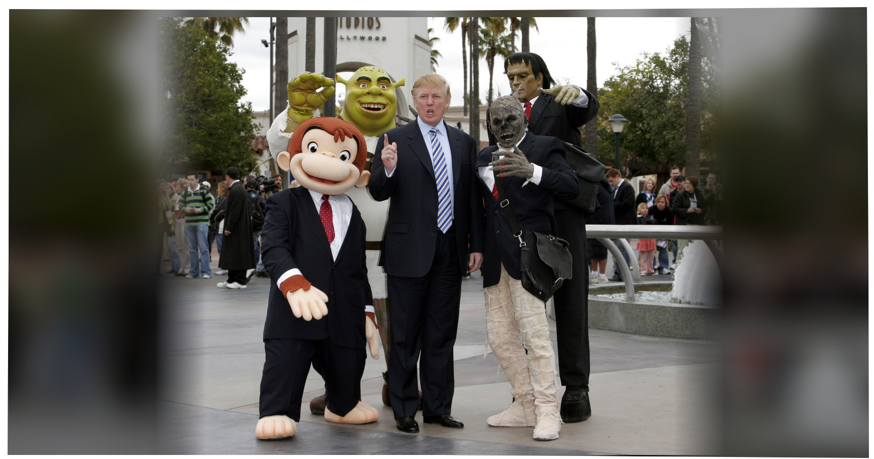 Donald J. Trump featured editorial graphic