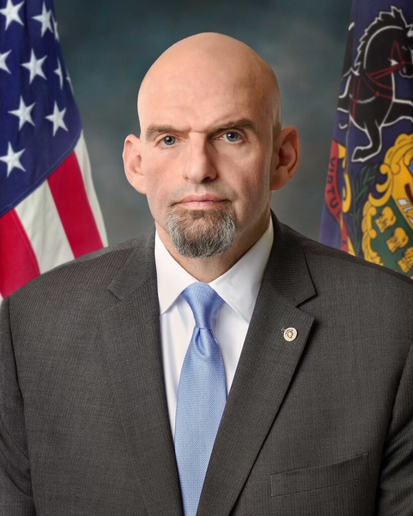 John Fetterman US Senate portrait