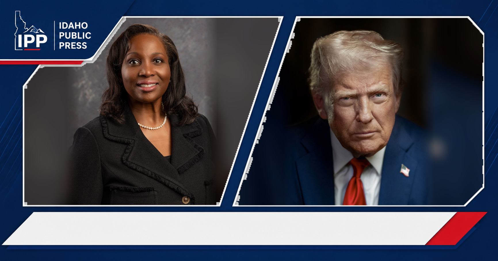 Lisa D. Cook and Donald J. Trump featured editorial graphic