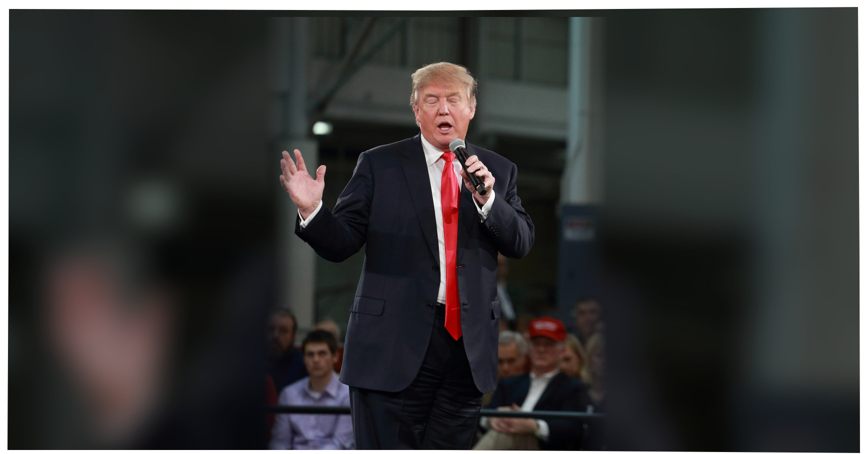 Donald Trump featured editorial graphic