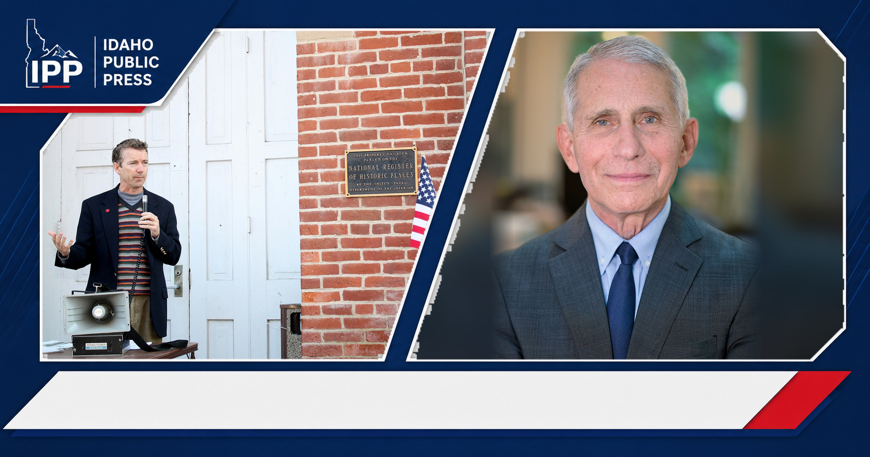 Rand Paul and Anthony Fauci featured editorial graphic