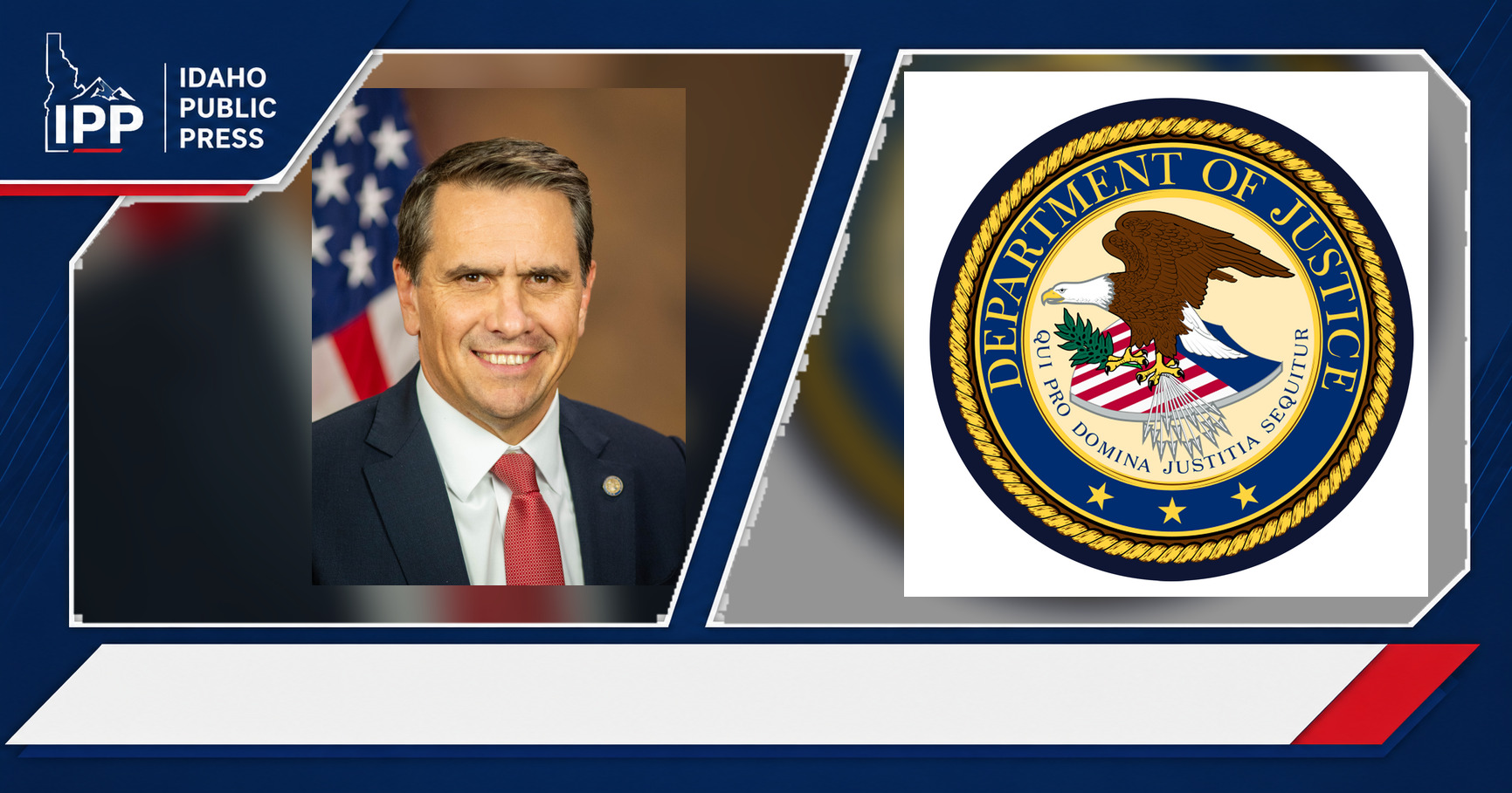 Todd Blanche and U.S. Department of Justice featured editorial graphic