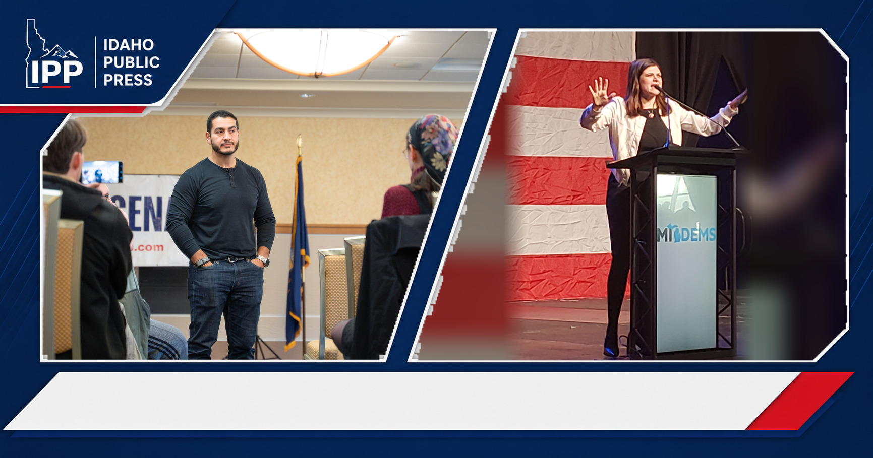Abdul El-Sayed and Haley Stevens featured editorial graphic