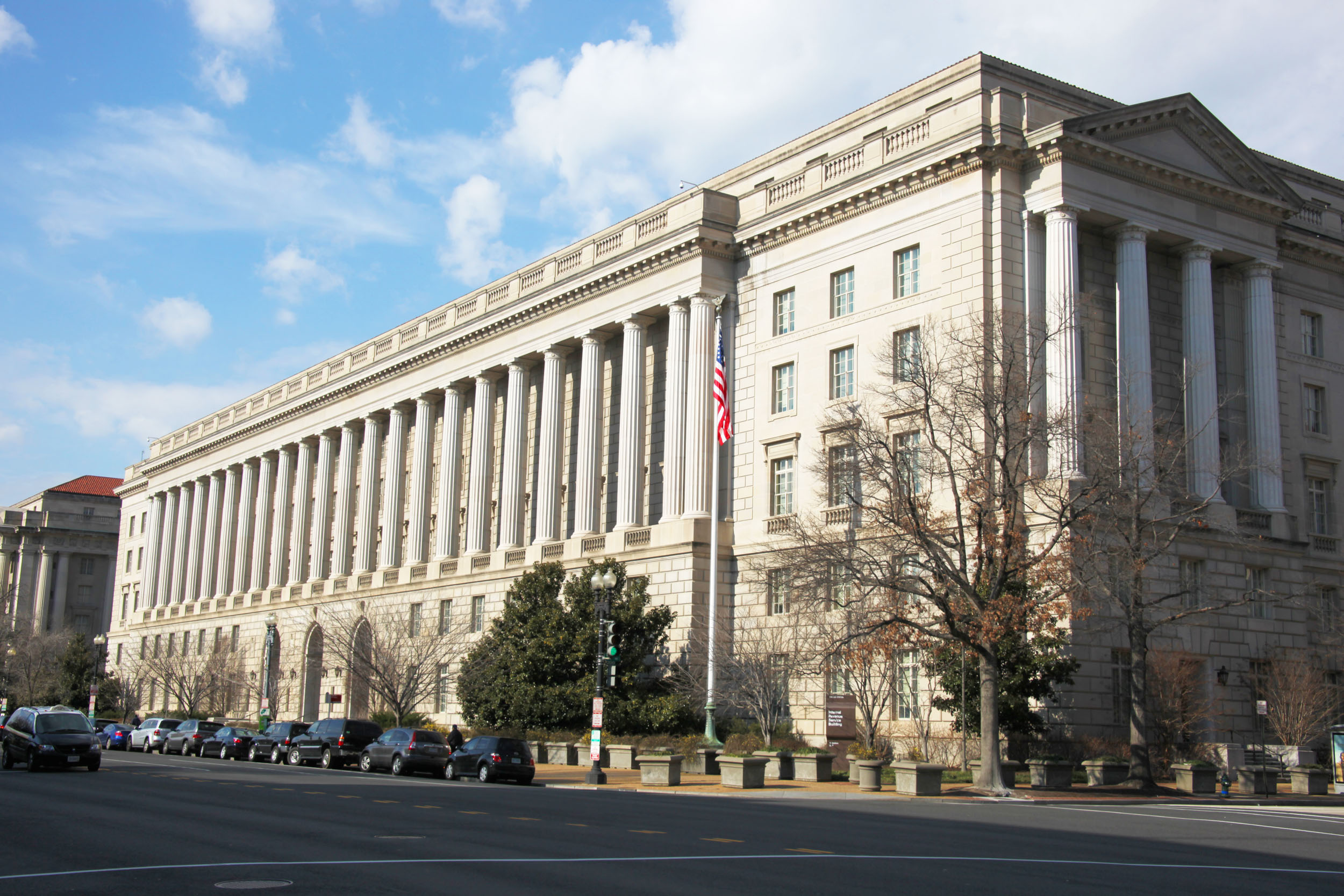 Internal Revenue Service building Washington DC 2012