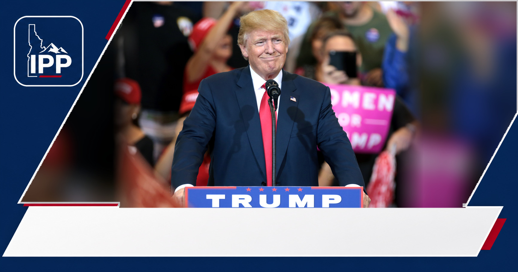 Donald Trump featured editorial graphic