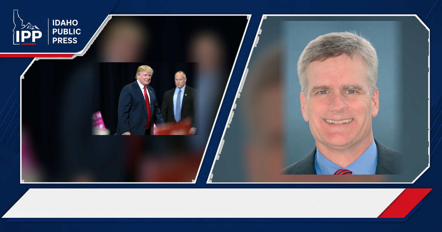 Donald Trump and Bill Cassidy featured editorial graphic